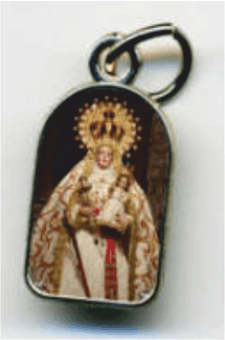 Medallita religiosa personalizada, 