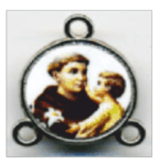Medallita para rosario, 