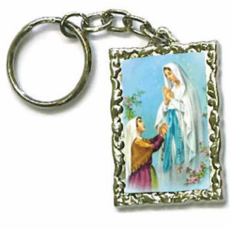 Llavero religioso con personalizacion, 