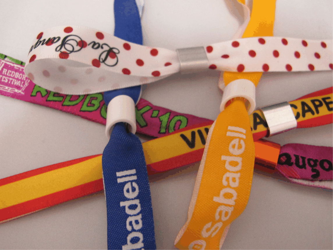 Pulseras personalizadas de tela-Distribuidores